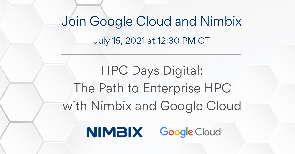 google days digital with Nimbix 2021
